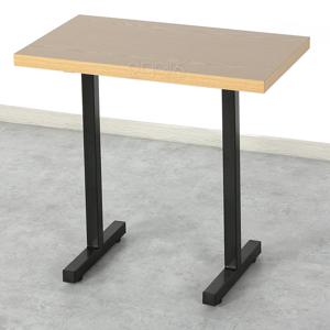 FT6050 블랙쌍다리 1인용테이블/독서실책상 W600 x D500