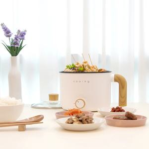 멀티쿠커 CPO-1522 화이트 전기냄비 여행용 전골 샤브 라면포트