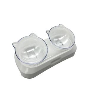 각도 조절 투명 밥그릇 (2구)