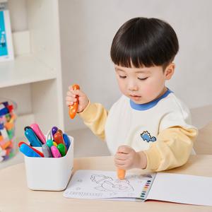 손에 묻지 않는 크레용 스케치북 세트 색칠공부 컬러링북