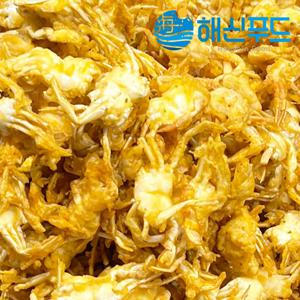 베이비크랩 1kg 냉동 튀김용 미니 꽃게 칠게 튀김