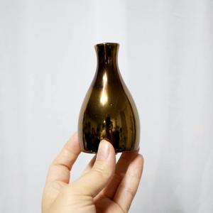 골드 글로시 미니 화병 꽃병 플라워베이스 테이블소품 수업용화기 감성 인테리어 소품