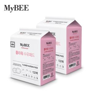 플라워 수유패드(132매) 2팩