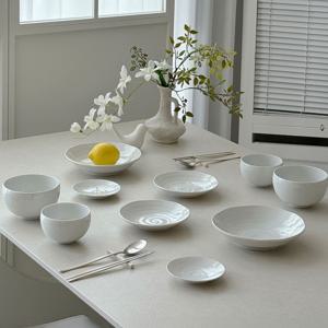 르블랑 달항아리 2인 홈세트 (10P) MADE IN JAPAN