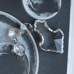 크리스마스 블링블링 크리스탈 큐빅 오너먼트 C-십자가 트리장식 리스 트리꾸미기