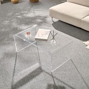 투명 아크릴 미드센츄리 테이블 쇼파 침대 사이드 테이블