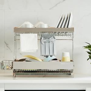 모던 오브제 식기건조대 2단