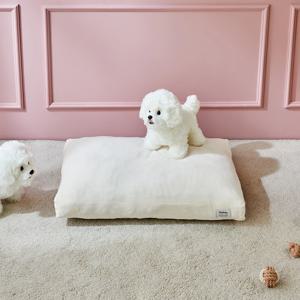 펫본 커버분리형 소프트 사각방석 IVORY