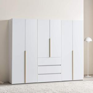 리안2400LPM키높이장 3단서랍 옷장셋트(도어옷장+3서랍장+도어이불장)