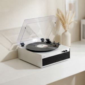 BZ-AP40BT 블루투스 턴테이블 스피커 LP플레이어 화이트 입문용 인테리어