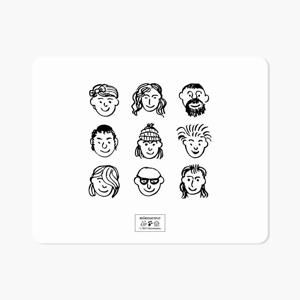 People White 마우스패드