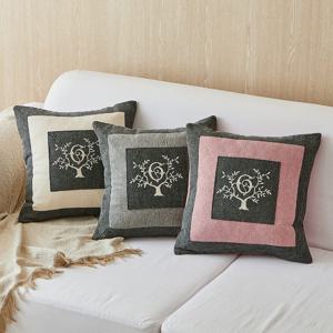 트리 고급 쿠션커버 40x40 3colors