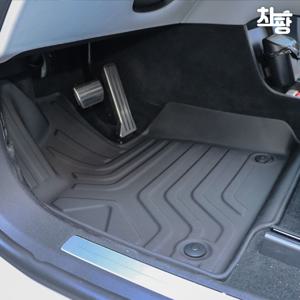 TPE매트 폴스타4 풀커버 운전석+조수석+2열 고무 자동차 바닥 카매트 차량용품