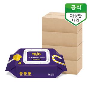 포포몽 반려동물 스킨케어 펫티슈 휴대용 30매 40팩