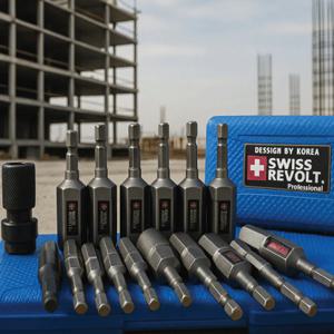 스위스리볼트 고정밀 롱 소켓 16종 세트 (5~19mm)