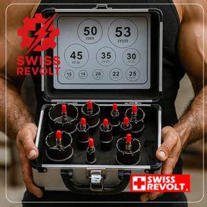 스위스리볼트 티타늄 코팅 홀쏘 10p 세트 금속 스텐 홀커터 배관 타공 홀캇타