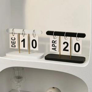 포인트 인테리어 탁상 달력 데스크 감성 오브제 소품 예쁜 2026 테이블 책상 플립 켈린더