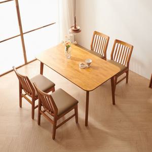 리오나 원목 카페 티테이블 2인 4인 식탁 테이블