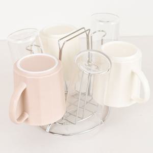 주방 싱크대 스텐 컵걸이 건조대 6구 컵꽂이 컵거치대