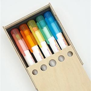 나무 분필 홀더 케이스 원목 보관함