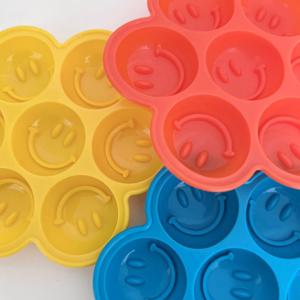 실리콘 스마일 얼음 트레이 아이스몰드 3color