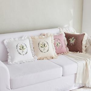 엘리스 고급 쿠션커버 40x40 4colors