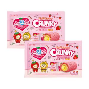 크런키 더블크런치바 미니 스트로베리 바나나313GX2개