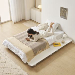 노크 무헤드 저상형 평상형침대 깔판 낮은 침대 프레임 SS/Q