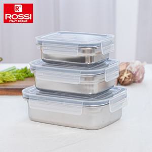 이태리 로시 렌지스텐 밀폐용기 3종 1호