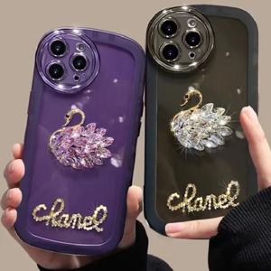 갤럭시 A24 비즈스트랩 큐빅 케이스