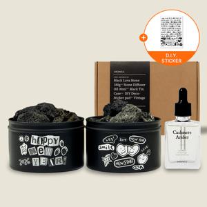 DIY스티커 스톤디퓨저 2P 선물세트(코스터 증정) 향기 오브제 인테리어 집들이