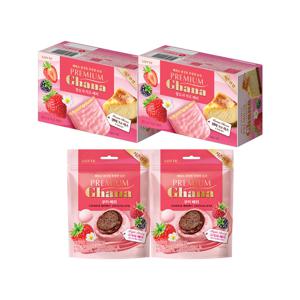 프리미엄 가나 쿠키 베리 67g x2개+랑드샤 치즈 베리 91g x2개