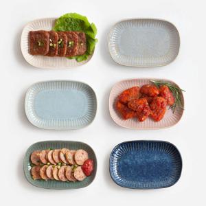 에브리데이 컬렉션 둥근사각접시 세트 6P MADE IN JAPAN