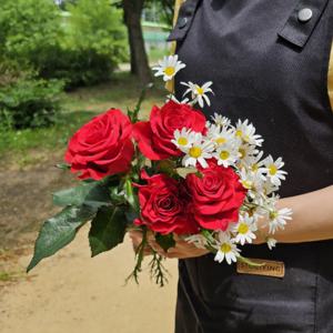 두종류 랜덤 꽃 정기배송/정기구독 생화택배(농장직배송 화훼농가돕기 꽃배달싼곳)