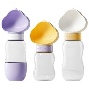 클라우드 반려동물 강아지 고양이 휴대용 산책 물통 급수기 물병