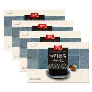양반 들기름김세트 선물세트*4개