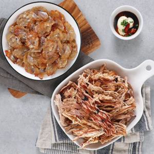 미니 오븐에 구운 베트남산 쥐포 200g + 구운 베트남산 오징어채 200g