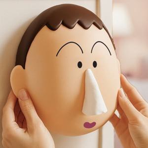 정품 맹구 콧물 휴지케이스 벽걸이 두루마리 귀여운 티슈 케이스