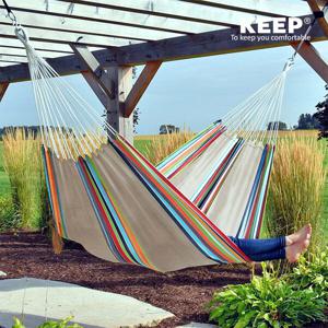 KEEP 캠핑 대형 접이식 야외 감성 차박 캔버스 해먹 침대 스킨 대형