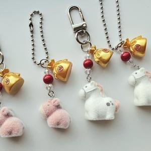 붉은말 후로킹 복주머니 키링 (2컬러) 재미있는 모임 행운 선물