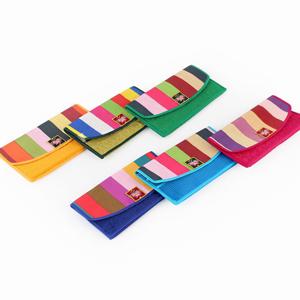 전통 누비 색동 카드 돈지갑 ( 외국인선물 한국기념품 명절 설날 세뱃돈 파우치 통장지갑 )