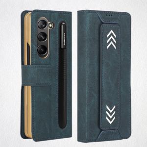 갤럭시 Z 폴드3 가죽 스트랩 S펜수납 케이스