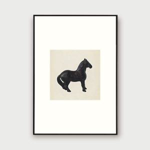 Horse Toy Bank 말 그림 포스터 액자 빈티지 인테리어 집들이 선물