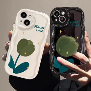 갤럭시 S23플러스 플라워 그립톡 케이스