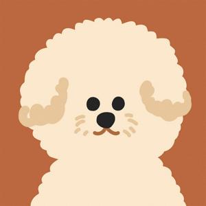 DIY 명화그리기 숑숑 비숑 20X20cm