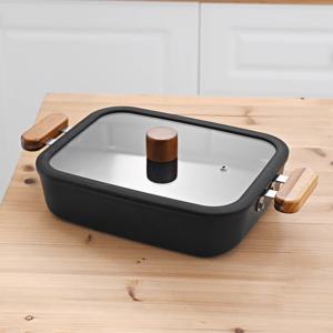 키친아트 IH 인덕션가능 포르트 사각전골냄비 28cm