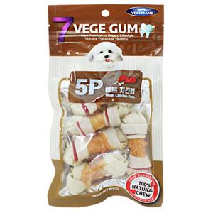 베게 강아지이갈이간식 미트치킨껌 5p 스몰