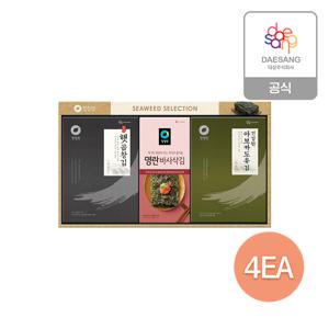 청정원 26년 설 선물세트 햇곱창김재래김혼합8호 4개(1박스)