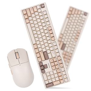 X108 BTW 보글보글 멤브레인 키캡 블루투스 무선 PC 키보드 마우스 세트