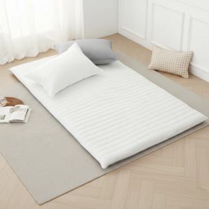 두꺼운 바닥요 토퍼 매트리스, 미끄럼방지 누빔 바닥이불 요세트